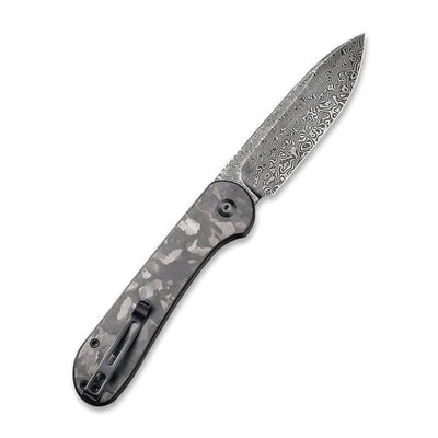 CIVIVI C2103DS-3 Button Lock Elementum Folding Knife 3.47" Damascus - NORTH RIVER OUTDOORS