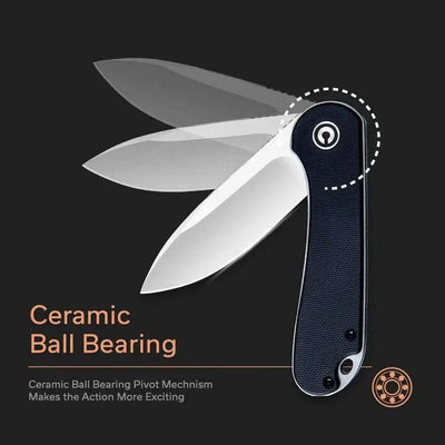 CIVIVI Elementum Flipper Knife 2.96" D2 Satin Blade - NORTH RIVER OUTDOORS