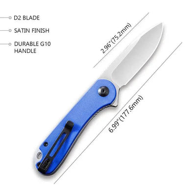 CIVIVI Elementum Flipper Knife 2.96" D2 Satin Blade - NORTH RIVER OUTDOORS