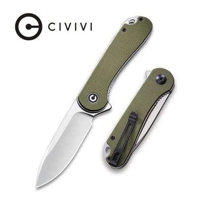 CIVIVI Elementum Flipper Knife 2.96" D2 Satin Blade - NORTH RIVER OUTDOORS