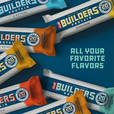 CLIF BUILDERS Protein Bars - 20g Protein - Gluten Free - NORTH RIVER OUTDOORS
