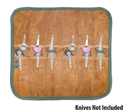 Condor CTK-CCFR Folding Knife Carry Roll Canvas and Leather Fits 12 Folders - NORTH RIVER OUTDOORS