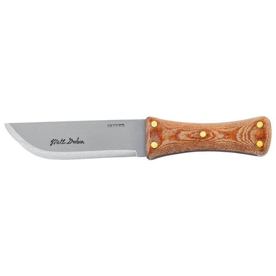 Condor Primitive Camp Knife 5.875" Carbon Steel Blade, Micarta Handles Leather Sheath - NORTH RIVER OUTDOORS