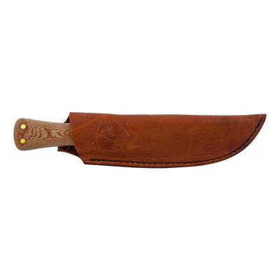 Condor Primitive Camp Knife 5.875" Carbon Steel Blade, Micarta Handles Leather Sheath - NORTH RIVER OUTDOORS