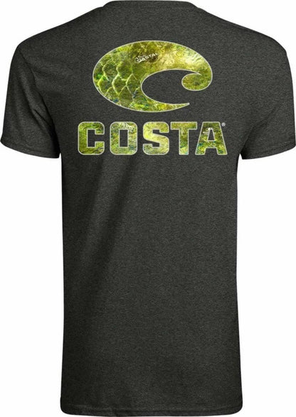 Costa Mossy Oak Coastal Mahi Short Sleeve T Shirt (Navy) - NORTH RIVER OUTDOORS