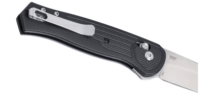 CRKT 7170 Sero Crossbar Lock Flipper Knife 3.02" S35VN Satin Drop Point Black Handles