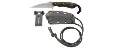 CRKT 2388 Folts S.P.E.W. Small Pocket Everyday Wharncliffe Fixed 3" Blade - NORTH RIVER OUTDOORS