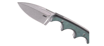 CRKT 2396 Folts Minimalist Fixed Blade Neck Knife 2.15" Stonewash Spear Point - NORTH RIVER OUTDOORS