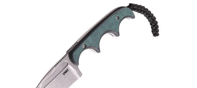 CRKT 2396 Folts Minimalist Fixed Blade Neck Knife 2.15" Stonewash Spear Point - NORTH RIVER OUTDOORS