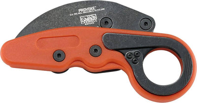 CRKT 4041 Kinematic Provoke Folding Karambit 2.47" Black Stonewashed Plain Blade - NORTH RIVER OUTDOORS