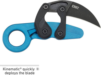 CRKT 4041 Kinematic Provoke Folding Karambit 2.47" Black Stonewashed Plain Blade - NORTH RIVER OUTDOORS