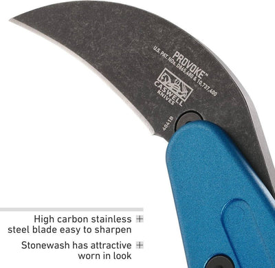 CRKT 4041 Kinematic Provoke Folding Karambit 2.47" Black Stonewashed Plain Blade - NORTH RIVER OUTDOORS