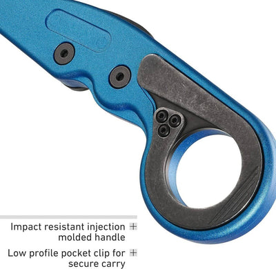 CRKT 4041 Kinematic Provoke Folding Karambit 2.47" Black Stonewashed Plain Blade - NORTH RIVER OUTDOORS