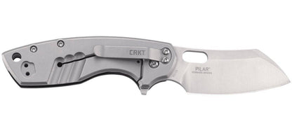 CRKT 5315G Jesper Vox Pilar Large Flipper Knife 2.669" Satin Plain Blade Black G10 - NORTH RIVER OUTDOORS