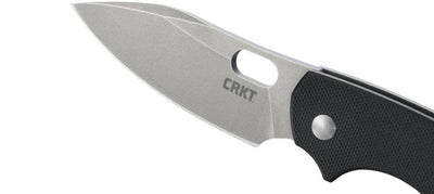 CRKT 5317D2 Pilar III Folding Knife 2.967" D2 Stonewashed Plain Blade, Black G10 - NORTH RIVER OUTDOORS