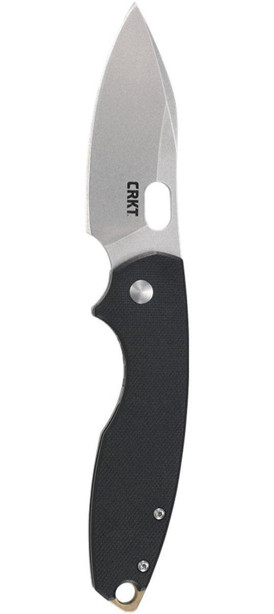 CRKT 5317D2 Pilar III Folding Knife 2.967" D2 Stonewashed Plain Blade, Black G10 - NORTH RIVER OUTDOORS