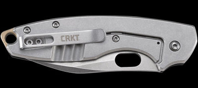 CRKT 5317D2 Pilar III Folding Knife 2.967" D2 Stonewashed Plain Blade, Black G10 - NORTH RIVER OUTDOORS