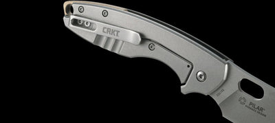 CRKT 5317D2 Pilar III Folding Knife 2.967" D2 Stonewashed Plain Blade, Black G10 - NORTH RIVER OUTDOORS