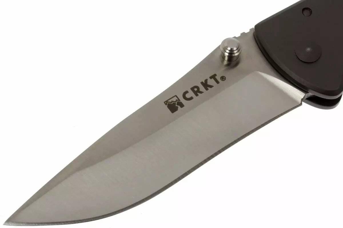 CRKT 6450S Drifter Folding Knife 2.88" D2 Stainless Steel Handles Frame Lock - NORTH RIVER OUTDOORS
