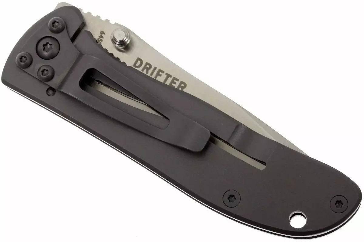 CRKT 6450S Drifter Folding Knife 2.88" D2 Stainless Steel Handles Frame Lock - NORTH RIVER OUTDOORS