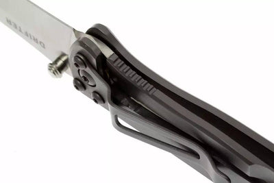 CRKT 6450S Drifter Folding Knife 2.88" D2 Stainless Steel Handles Frame Lock - NORTH RIVER OUTDOORS