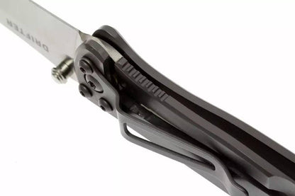 CRKT 6450S Drifter Folding Knife 2.88" D2 Stainless Steel Handles Frame Lock - NORTH RIVER OUTDOORS