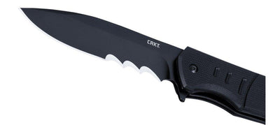CRKT 6865 Ignitor T Assisted Folding Knife 3.38" Black G10 Handles - NORTH RIVER OUTDOORS