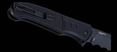 CRKT 6865 Ignitor T Assisted Folding Knife 3.38" Black G10 Handles - NORTH RIVER OUTDOORS