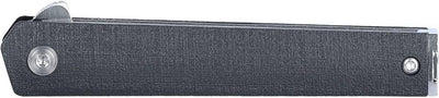CRKT 7095KX CEO Compact Gentleman's Flipper Knife 2.61" Satin Clip Point Blade Black Handles - NORTH RIVER OUTDOORS