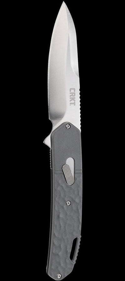 CRKT Bona Fide Linerlock Silver D2 Field Strip Folding Knife - NORTH RIVER OUTDOORS