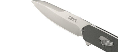 CRKT Bona Fide Linerlock Silver D2 Field Strip Folding Knife - NORTH RIVER OUTDOORS