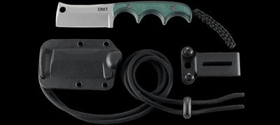 CRKT Folts Minimalist Cleaver Neck Knife (2.13" Bead Blast) 2383 - NORTH RIVER OUTDOORS