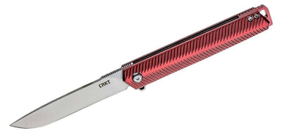 CRKT K820BXP Stylus Assisted Flipper Knife 3.18", Maroon Handles - NORTH RIVER OUTDOORS
