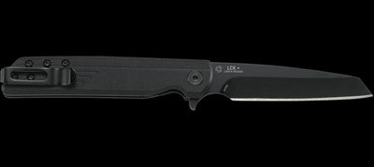 CRKT Matthew Lerch LCK + Blackout Assisted Flipper Knife 3.244" Black Reverse Tanto Blade - NORTH RIVER OUTDOORS