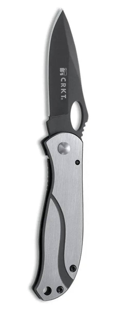 CRKT Pazoda 2 Folding Knife 2.125" Plain Blade, Stainless Steel Handles - NORTH RIVER OUTDOORS