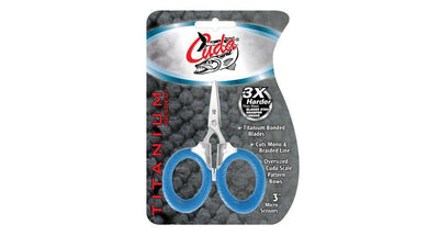 Cuda 3" Titanium Bonded Micro Scissors - NORTH RIVER OUTDOORS