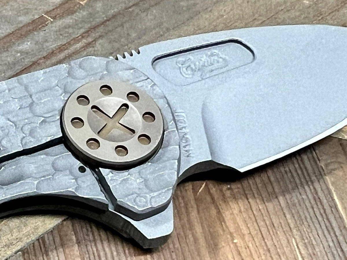Curtiss F3 Compact Slicer Flipper FJ-Mill Handles SW MagnaCut Blasted Ti Bronze HW (USA) - NORTH RIVER OUTDOORS