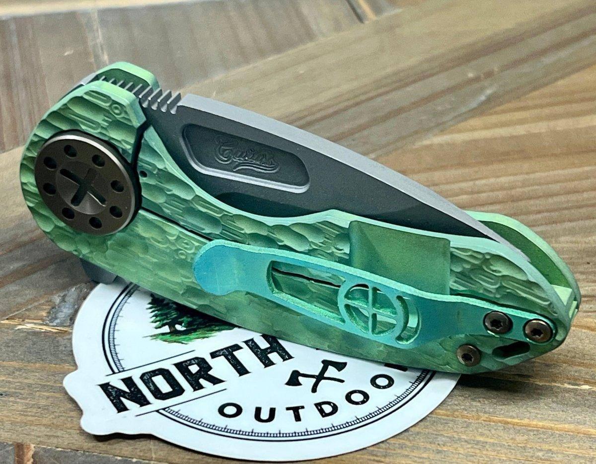 Curtiss F3 Compact Slicer Flipper FJ-Mill Handles SW MagnaCut Blasted Ti HW (USA) - NORTH RIVER OUTDOORS