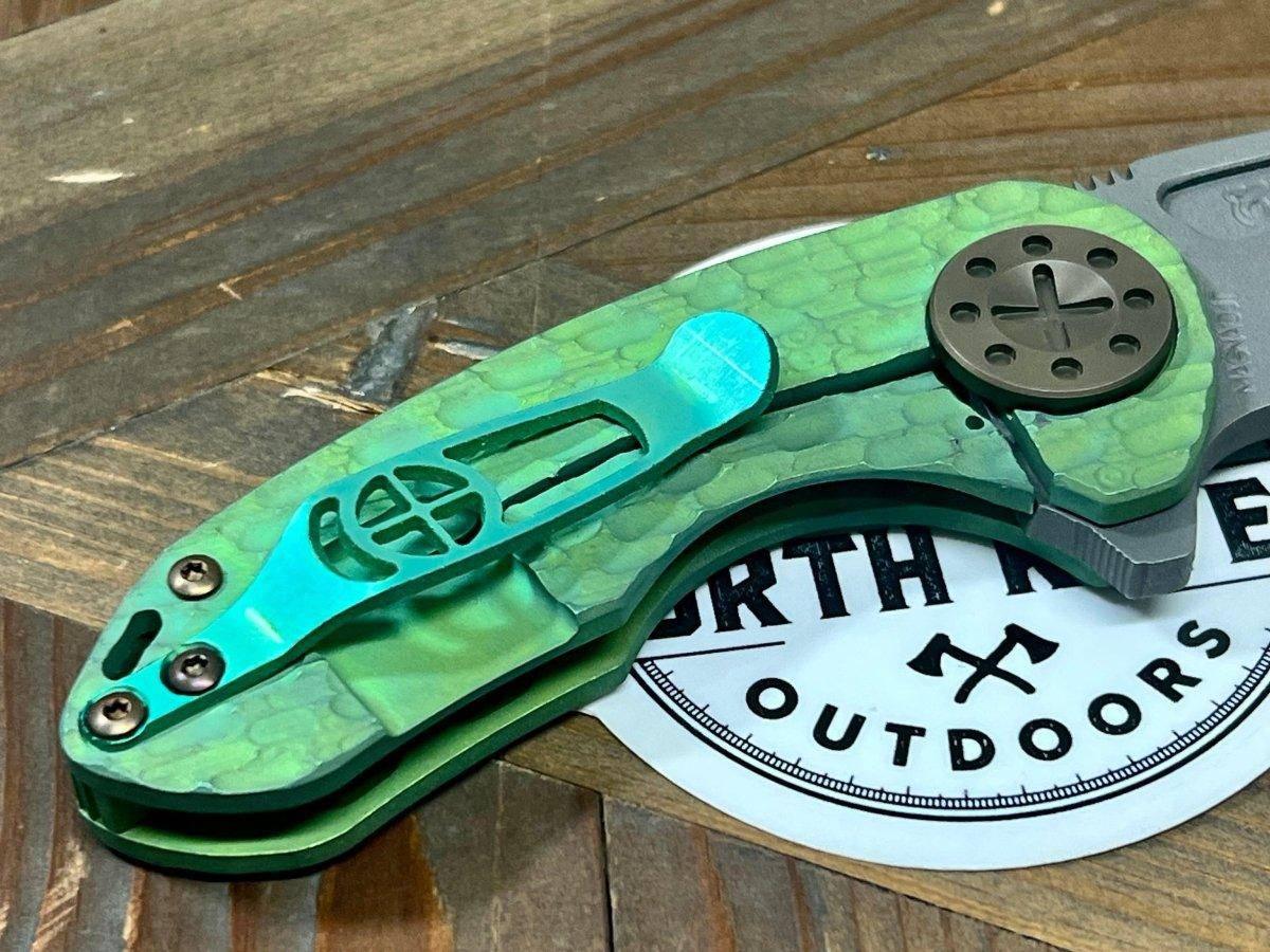 Curtiss F3 Compact Slicer Flipper FJ-Mill Handles SW MagnaCut Blasted Ti HW (USA) - NORTH RIVER OUTDOORS