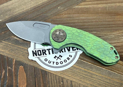 Curtiss F3 Compact Slicer Flipper FJ-Mill Handles SW MagnaCut Blasted Ti HW (USA) - NORTH RIVER OUTDOORS