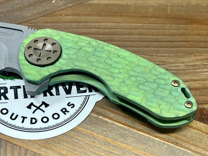 Curtiss F3 Compact Slicer Flipper FJ-Mill Handles SW MagnaCut Blasted Ti HW (USA) - NORTH RIVER OUTDOORS