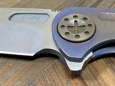 Curtiss F3 Large Slicer Flipper Slim MagnaCut Stonewash Ball Mill Ombre Bronze (USA) - NORTH RIVER OUTDOORS