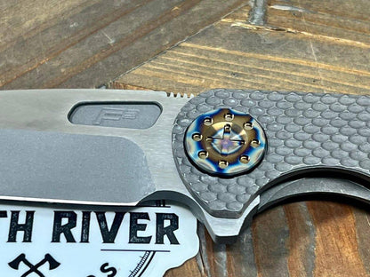 Curtiss F3 Large Spanto Flipper MagnaCut Stonewash SPM-Mill Two Tone Torched (USA) - NORTH RIVER OUTDOORS