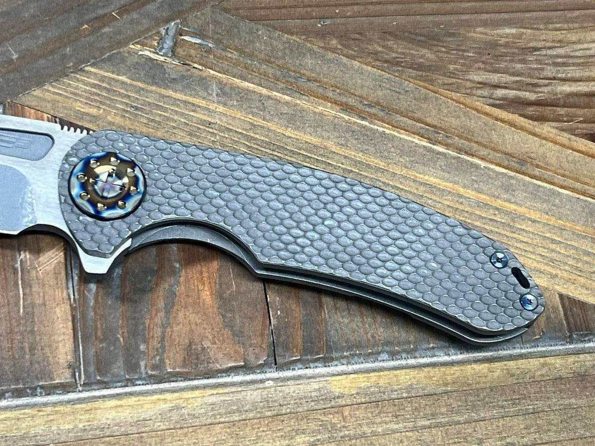 Curtiss F3 Large Spanto Flipper MagnaCut Stonewash SPM-Mill Two Tone Torched (USA) - NORTH RIVER OUTDOORS