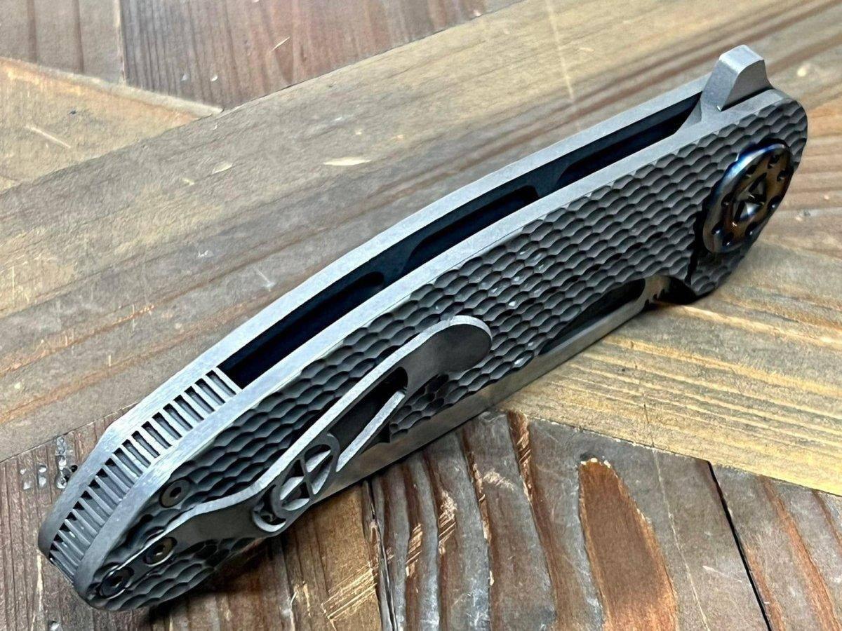 Curtiss F3 Large Spanto Flipper MagnaCut Stonewash SPM-Mill Two Tone Torched (USA) - NORTH RIVER OUTDOORS