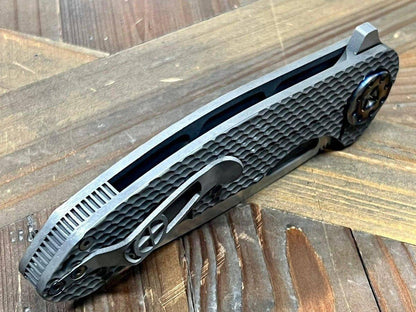 Curtiss F3 Large Spanto Flipper MagnaCut Stonewash SPM-Mill Two Tone Torched (USA) - NORTH RIVER OUTDOORS