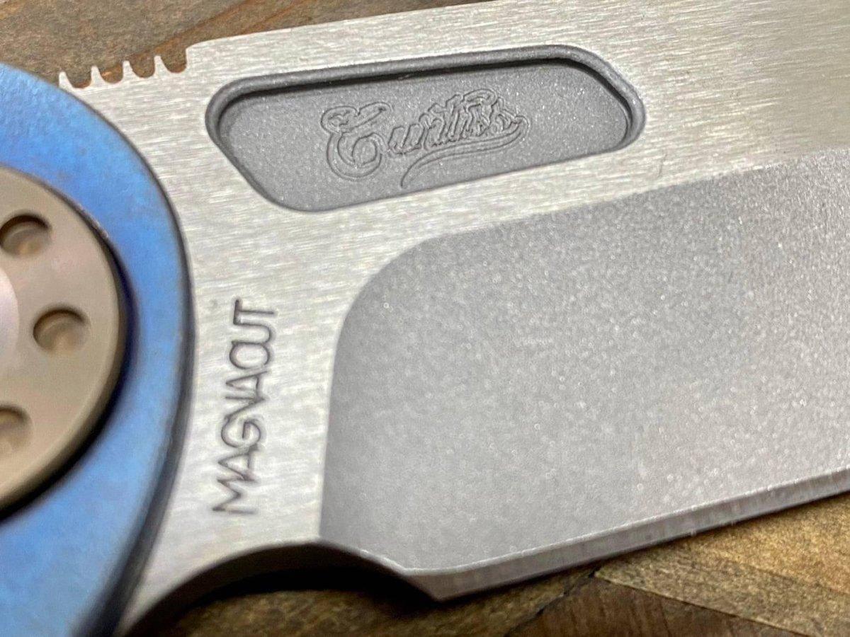 Curtiss F3 Large Spanto Flipper Slim MagnaCut Stonewash Ball Mill Ombre Bronze (USA) - NORTH RIVER OUTDOORS