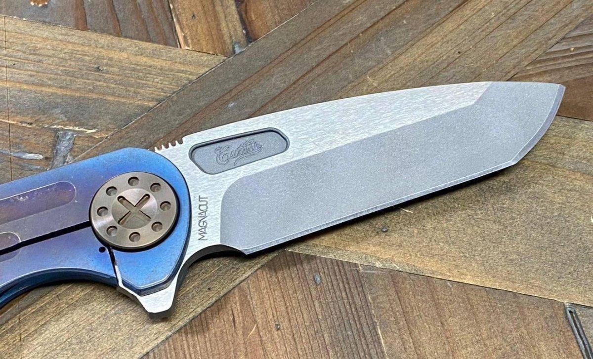 Curtiss F3 Large Spanto Flipper Slim MagnaCut Stonewash Ball Mill Ombre Bronze (USA) - NORTH RIVER OUTDOORS