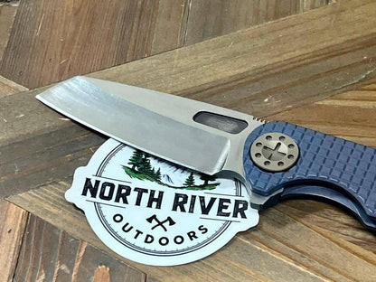 Curtiss F3 Large Wharny Flipper MagnaCut Stonewash Frag-Mill Titanium Bronze (USA) - NORTH RIVER OUTDOORS