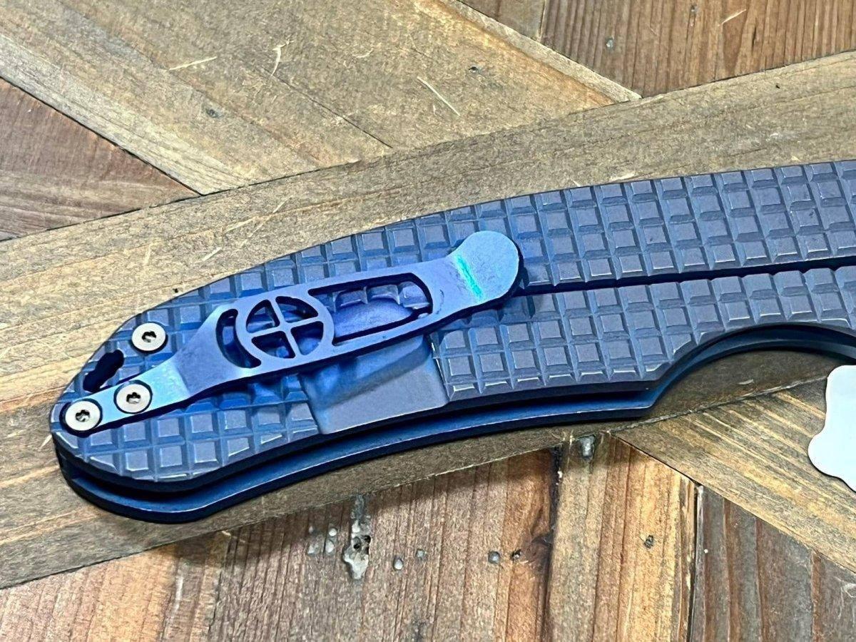 Curtiss F3 Large Wharny Flipper MagnaCut Stonewash Frag-Mill Titanium Bronze (USA) - NORTH RIVER OUTDOORS